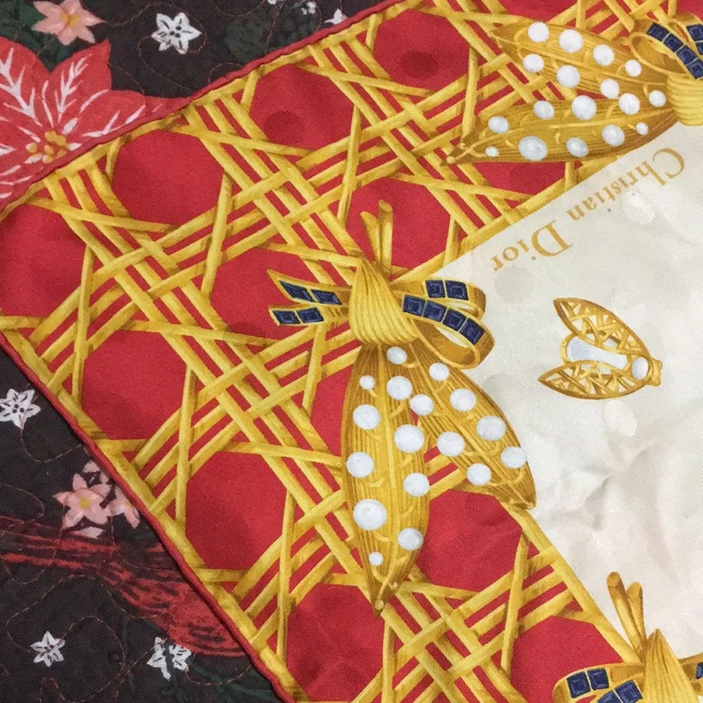Vintage Dior silk scarf